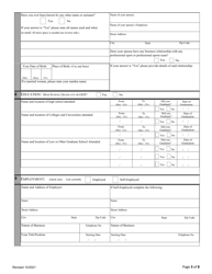 Application for Registration as an Athlete Agent - Alabama, Page 4