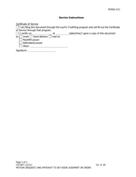 Form CIV-807 Motion (Request) to Set Aside Judgment or Order - Alaska, Page 3