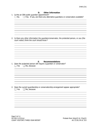 Form PG-250 Court Visitor&#039;s Three-Year Report - Alaska, Page 9