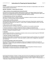 Form AAA-1381A Arizona Caregiver Coalition Quarterly Summary Report - Arizona, Page 6
