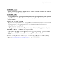 Child Passenger Safety (Cps) Grant Application, Page 3