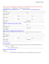 Child Passenger Safety (Cps) Grant Application, Page 4