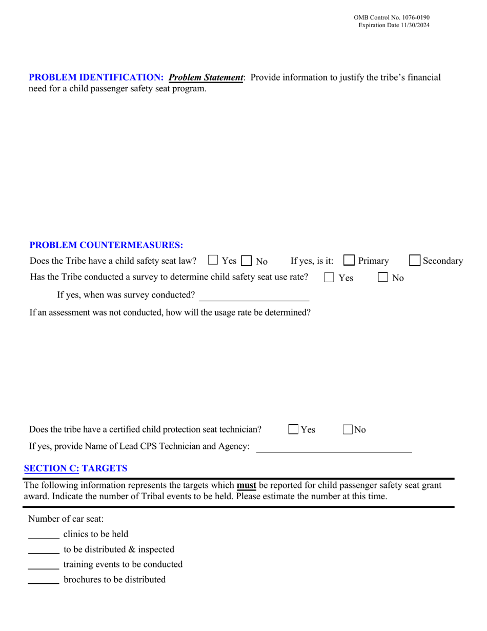 Child Passenger Safety (Cps) Grant Application Fill Out, Sign Online