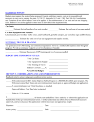 Child Passenger Safety (Cps) Grant Application, Page 6