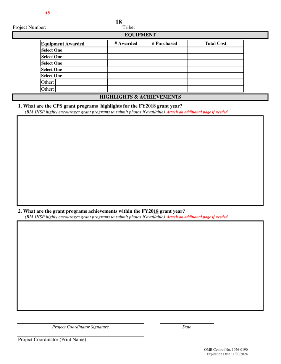 Cps Annual Report - Indian Highway Safety Program, Page 3