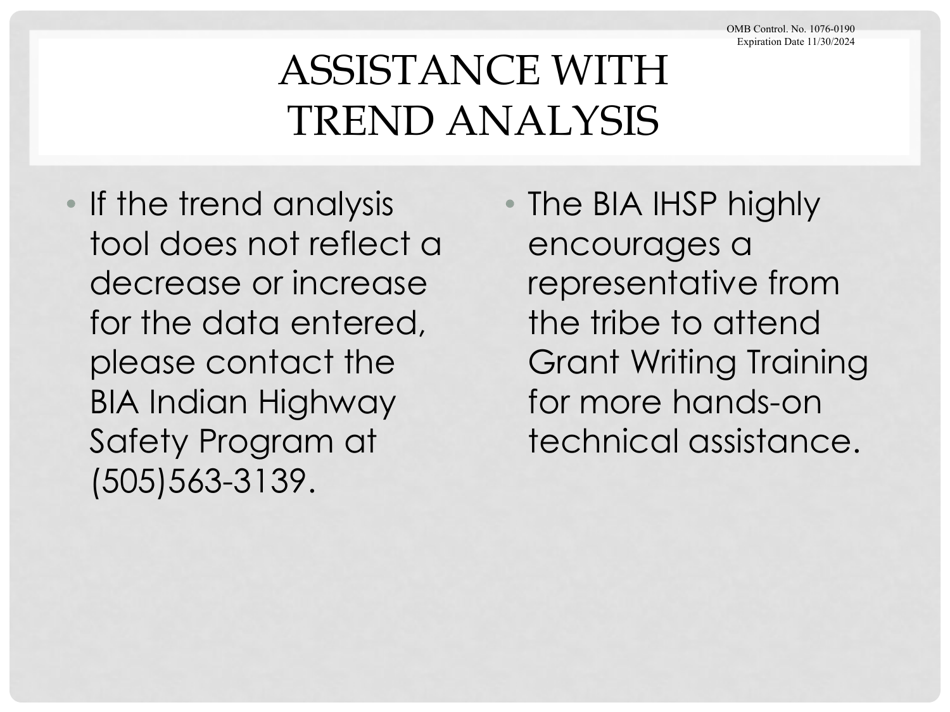 Law Enforcement (Le) Grant Application - Indian Highway Safety Program, Page 12