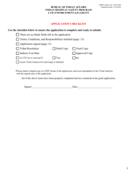 Law Enforcement (Le) Grant Application - Indian Highway Safety Program, Page 13