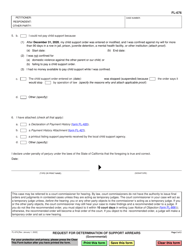 Form FL-676 Request for Determination of Support Arrears - California, Page 2