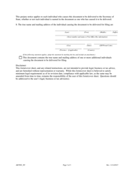 Statement of Correction Correcting a Mistakenly Filed Domestic Entity That Was Meant to Be a Different Form of Domestic Entity - Profit Corporation - Colorado, Page 5