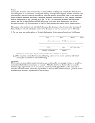 Statement of Correction Correcting a Mistakenly Filed Domestic Entity That Was Meant to Be a Different Form of Domestic Entity - Limited Liability Limited Partnership - Colorado, Page 5