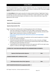 CDOT Flagger Training Entity Certification Application - Colorado, Page 4