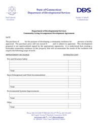 Document preview: Community Living Arrangement Development Agreement - Connecticut