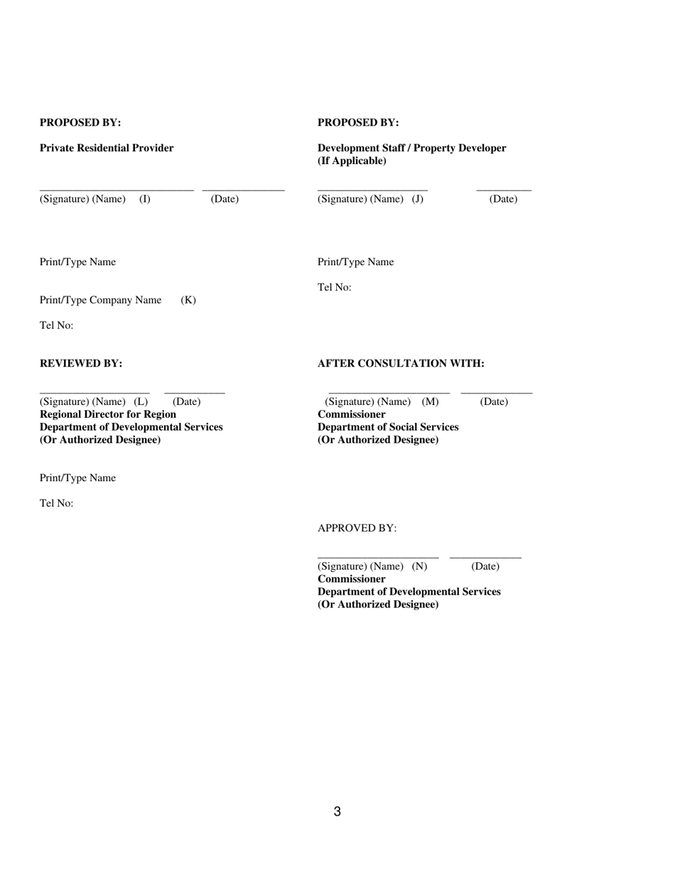 Community Living Arrangement Development Agreement - Connecticut, Page 3