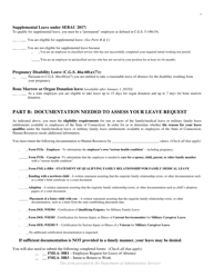 Form FMLA-HR2A Notice of Eligibility and Rights and Responsibilities Regarding Employee Request for Medical Leave, Family Leave or Military Family Leave - Connecticut, Page 3