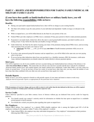 Form FMLA-HR2A Notice of Eligibility and Rights and Responsibilities Regarding Employee Request for Medical Leave, Family Leave or Military Family Leave - Connecticut, Page 4