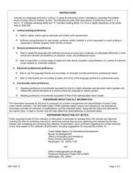 Form AID1420-17 Contractor Employee Biographical Data Sheet, Page 3