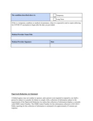 Form AID111-9 U.S. Personal Services Contractor Request for a Medical Exception to the Covid-19 Vaccination Requirement, Page 5