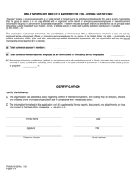 Form FDACS-10100 Solicitation of Contributions Registration Application - Florida, Page 6