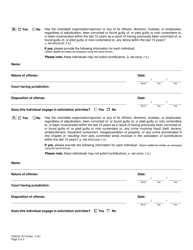 Form FDACS-10118 Solicitation of Contributions Material Change Form - Florida, Page 2