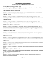 Arkansas Immunization Exemption Application for Childcare or School Students - Arkansas, Page 5