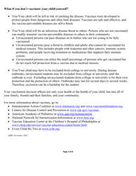 Arkansas Immunization College or University Exemption Application - Arkansas, Page 3