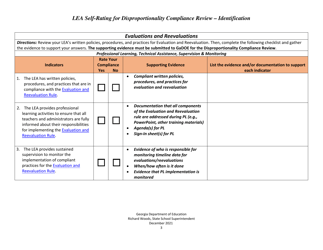 Lea Self-rating for Disproportionality Compliance Review - Identification - Georgia (United States), Page 3