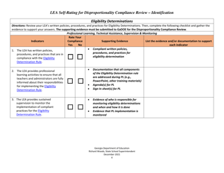 Lea Self-rating for Disproportionality Compliance Review - Identification - Georgia (United States), Page 4