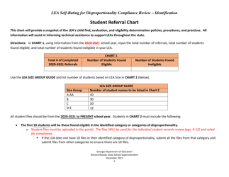 Lea Self-rating for Disproportionality Compliance Review - Identification - Georgia (United States), Page 5