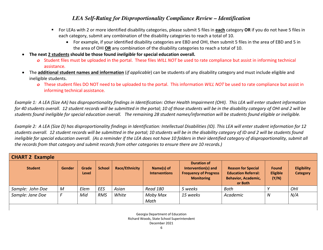 Lea Self-rating for Disproportionality Compliance Review - Identification - Georgia (United States), Page 6