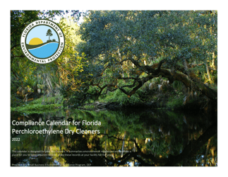 Compliance Calendar for Florida Perchloroethylene Dry Cleaners - Florida