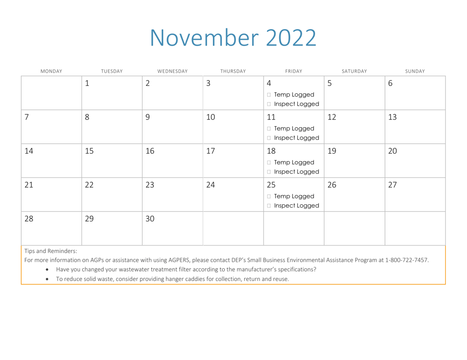 Compliance Calendar for Florida Perchloroethylene Dry Cleaners - Florida, Page 26