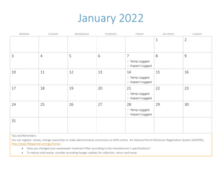 Compliance Calendar for Florida Perchloroethylene Dry Cleaners - Florida, Page 6