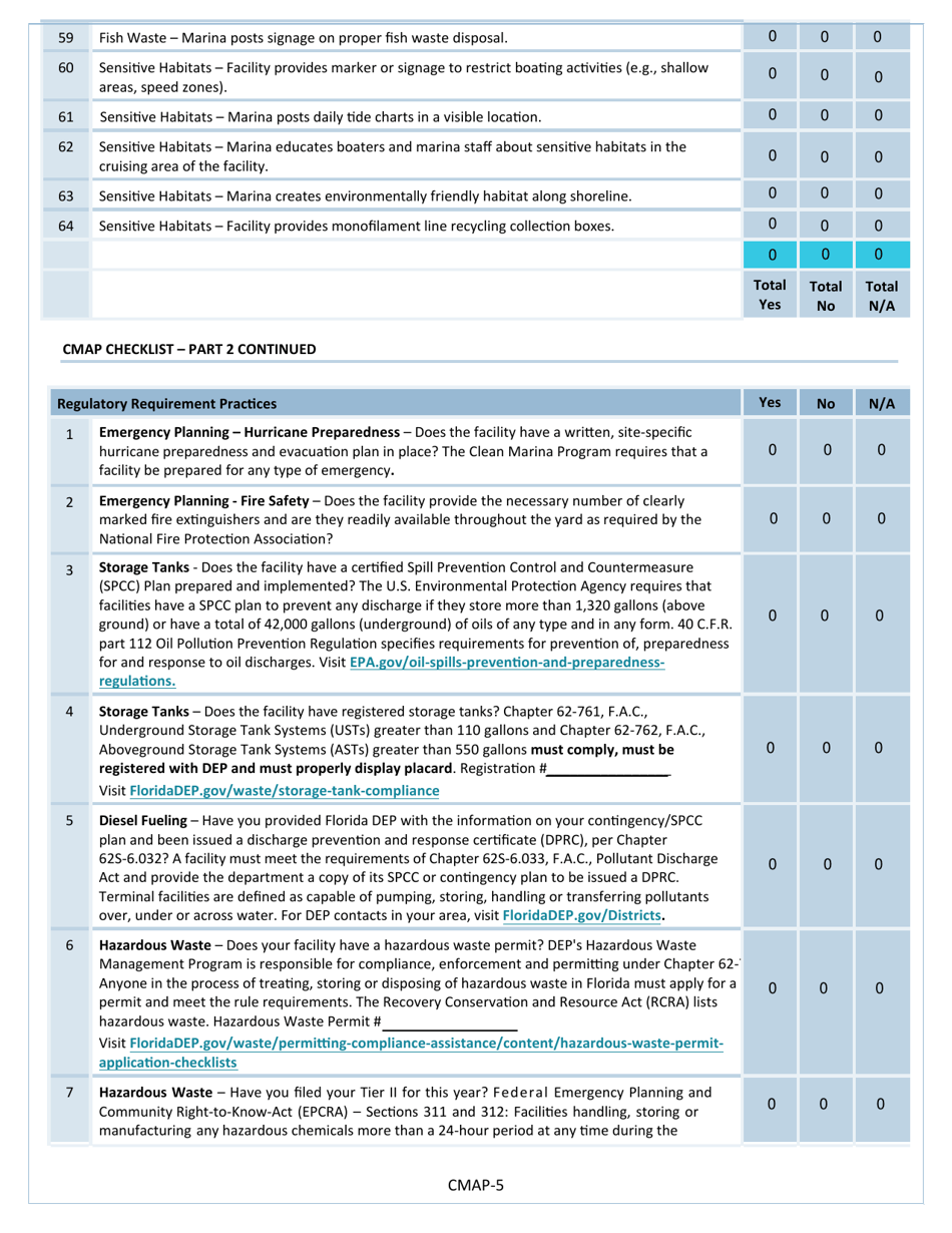Florida Clean Marina Guide to Designation With Clean Marina Action Plan - Florida, Page 10