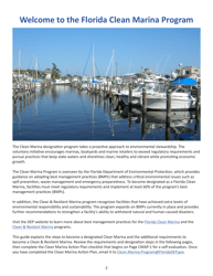 Florida Clean Marina Guide to Designation With Clean Marina Action Plan - Florida, Page 2