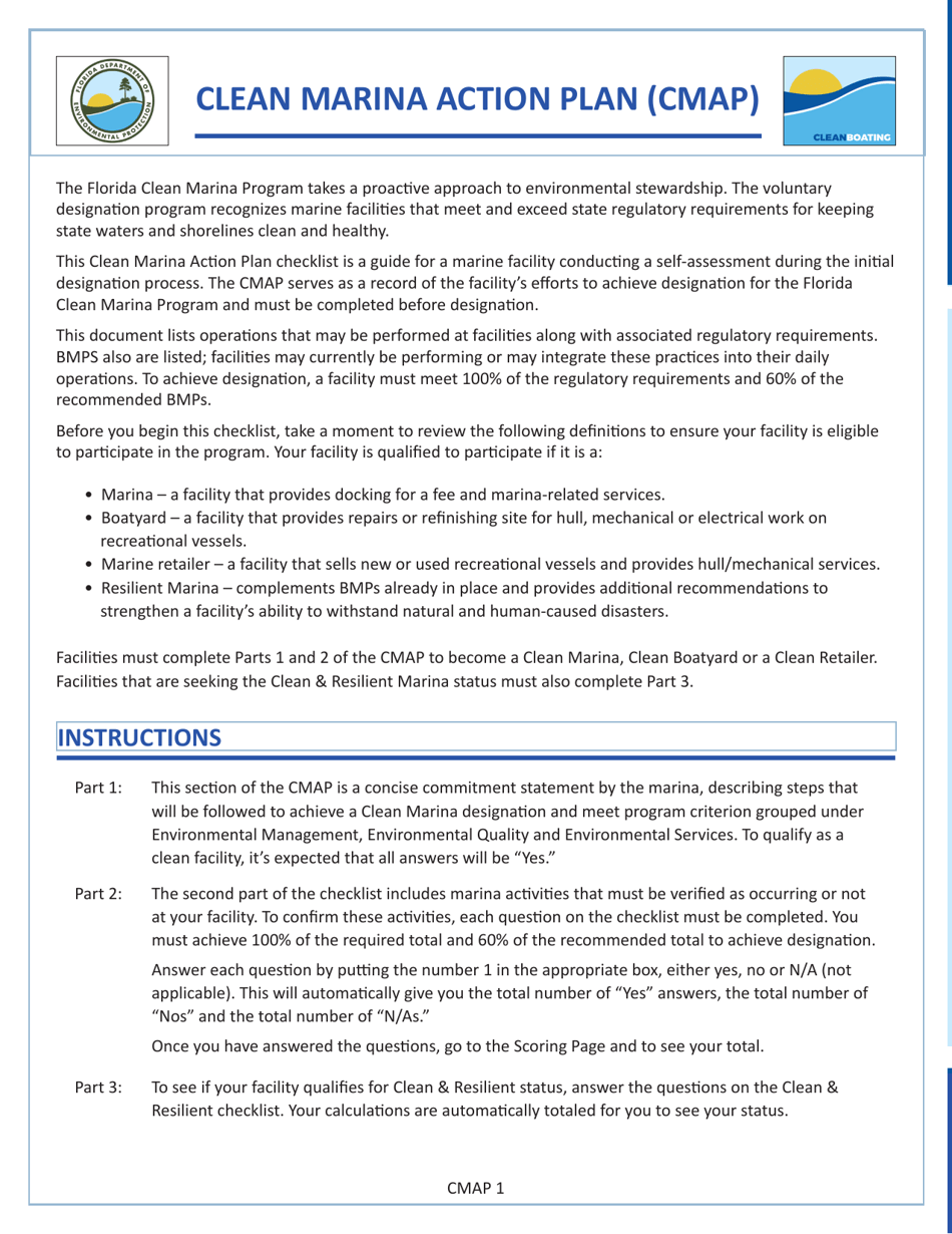 Florida Clean Marina Guide to Designation With Clean Marina Action Plan - Florida, Page 6