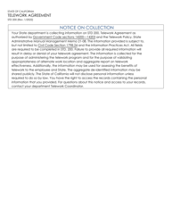 Form STD200 Telework Agreement - California, Page 7
