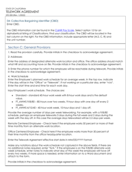 Form STD200 Telework Agreement - California, Page 9