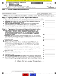 Document preview: Form IL-4562 Special Depreciation - Illinois