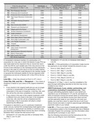 Instructions for Schedule K-1-P Partner&#039;s or Shareholder&#039;s Share of Income, Deductions, Credits, and Recapture - Illinois, Page 11