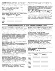 Instructions for Schedule K-1-P Partner&#039;s or Shareholder&#039;s Share of Income, Deductions, Credits, and Recapture - Illinois, Page 5