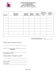 Proposal Revision Request Form - Idaho, Page 2