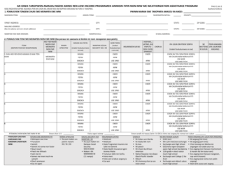 Iowa Low-Income Home Energy Assistance Program and Weatherization Assistance Program Application - Iowa (Chuukese)