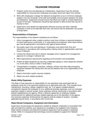 Form CFN552-0803 Telework Program Agreement - Iowa, Page 4