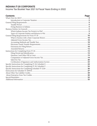 Instructions for Form IT-20, State Form 44275 Indiana Corporate Adjusted Gross Income Tax Return - Indiana, Page 3