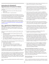 Instructions for Form IT-65, State Form 11800 Indiana Partnership Return - Indiana, Page 15