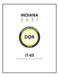 Instructions for Form IT-65, State Form 11800 Indiana Partnership Return - Indiana