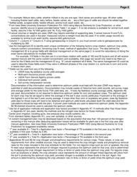 DNR Form 542-2021 Nutrient Management Plan Form - Iowa, Page 10
