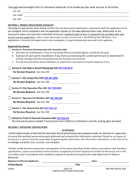 DNR Form 50A (542-1602) Compost Facility Permit Application - Iowa, Page 2