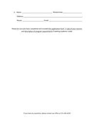 Legal Internship Application - Iowa, Page 3
