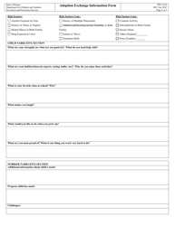 Form PPS5310 Adoption Exchange Information Form - Kansas, Page 4